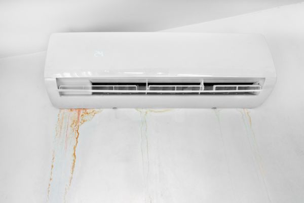 advanced air ac unit leaking water