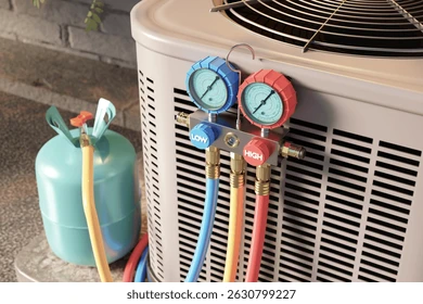 air conditioning unit connected manifold 260nw 2630799227