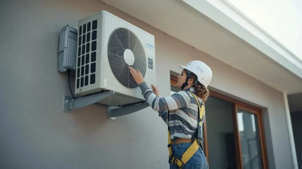 aircon compressor outdoor unit
